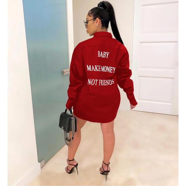 casual dresses women letter print mini shirt dress fashion street long sleeve, Black;gray
casual dresses women letter print mini shirt dress fashion street long sleeve, Black;gray