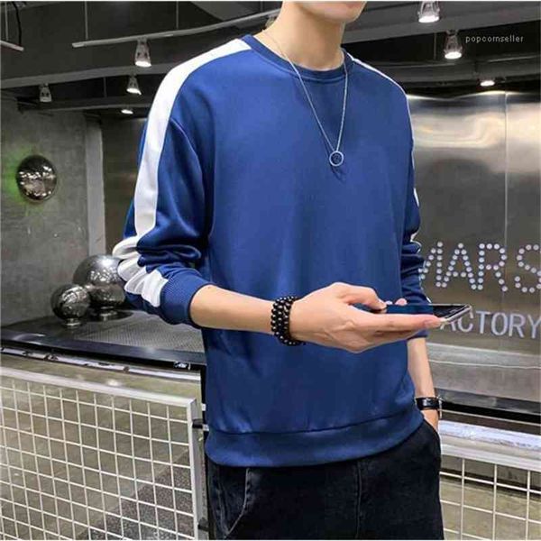 men's & spring autumn teenagers sloid color crew neck long sleeve sweatshirts males fasghion casual clothes mens panelled striped desig, Black
men's & spring autumn teenagers sloid color crew neck long sleeve sweatshirts males fasghion casual clothes mens panelled striped desig, Black