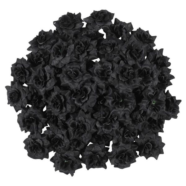 50pcs simulation silk rose flower heads for hat clothes embellishment (black) decorative flowers & wreaths
50pcs simulation silk rose flower heads for hat clothes embellishment (black) decorative flowers & wreaths