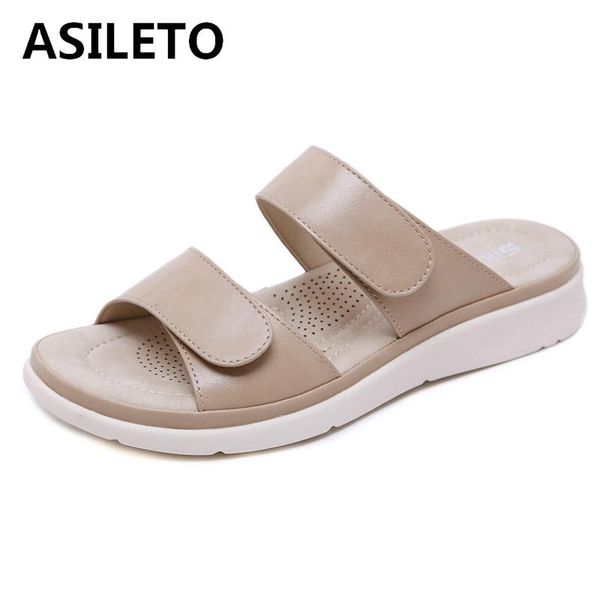 slippers asileto 2021 summer shoes women sandals soft flat beach ladies pink black apricot hook&loop
slippers asileto 2021 summer shoes women sandals soft flat beach ladies pink black apricot hook&loop