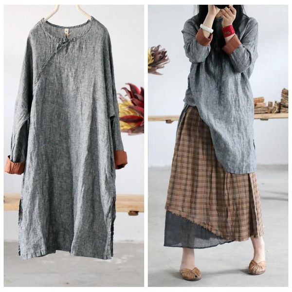 women's blouses & shirts yoyikamomo 2021 women cotton linen shirt spring autumn vintage original loose long casual, White
women's blouses & shirts yoyikamomo 2021 women cotton linen shirt spring autumn vintage original loose long casual, White