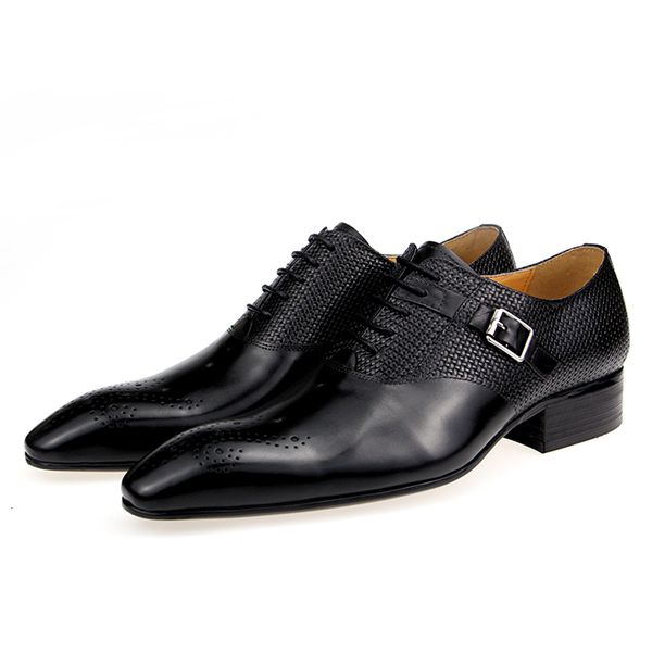 dress shoes vestido formal masculino de couro legítimo, sapato mocassim casamento com estampa oxford cadarço e pregas diárias gzpq, Black
dress shoes vestido formal masculino de couro legítimo, sapato mocassim casamento com estampa oxford cadarço e pregas diárias gzpq, Black