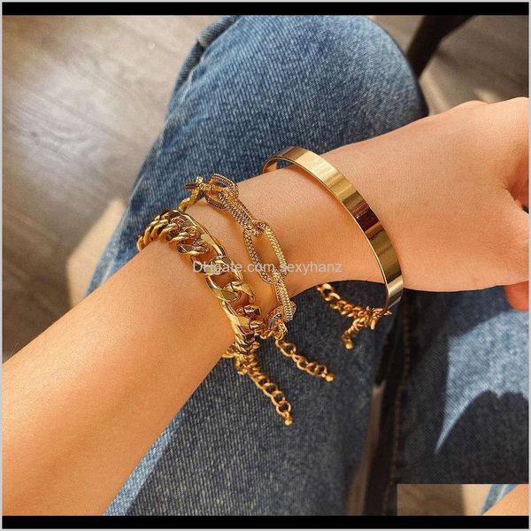 other bracelets drop delivery 2021 jewelry hip hop punk with pockmarked face for women simple and versatile metal chain set bracelet u4her, Golden;silver
other bracelets drop delivery 2021 jewelry hip hop punk with pockmarked face for women simple and versatile metal chain set bracelet u4her, Golden;silver