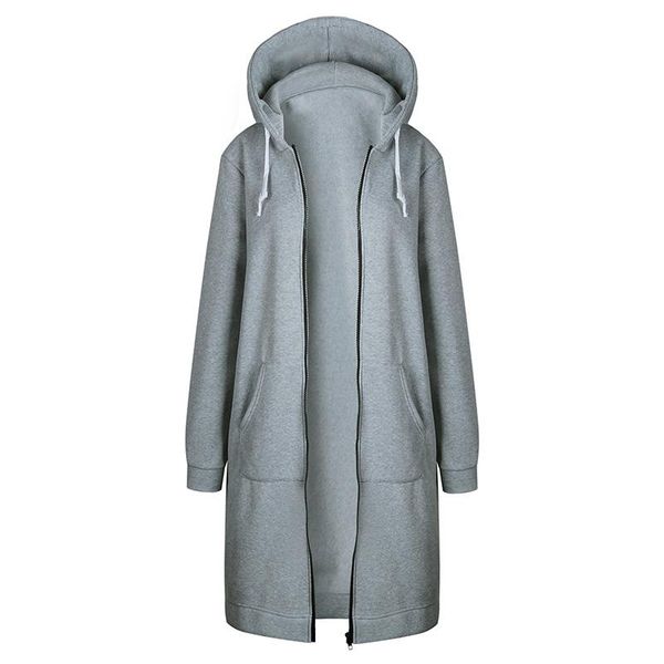 women's hoodies & sweatshirts autumn coat long winter women sweatshirt zip-up clothing sleeve solid, Black
women's hoodies & sweatshirts autumn coat long winter women sweatshirt zip-up clothing sleeve solid, Black