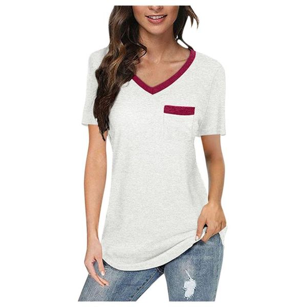 women's t-shirt fashion soft t-shirts plus size summer solid color short sleeve casual tunic tees women camiseta #t1g, White
women's t-shirt fashion soft t-shirts plus size summer solid color short sleeve casual tunic tees women camiseta #t1g, White