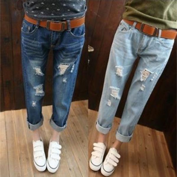 high-waisted torn fly back casual jeans mother brim for woman streetwear brem spring pants, Blue
high-waisted torn fly back casual jeans mother brim for woman streetwear brem spring pants, Blue