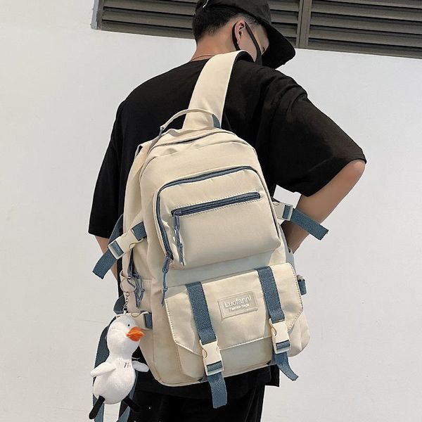 backpack large capacity student korean japanese boys girls multilayer schoolbag waterproof pure color computer travel bag
backpack large capacity student korean japanese boys girls multilayer schoolbag waterproof pure color computer travel bag