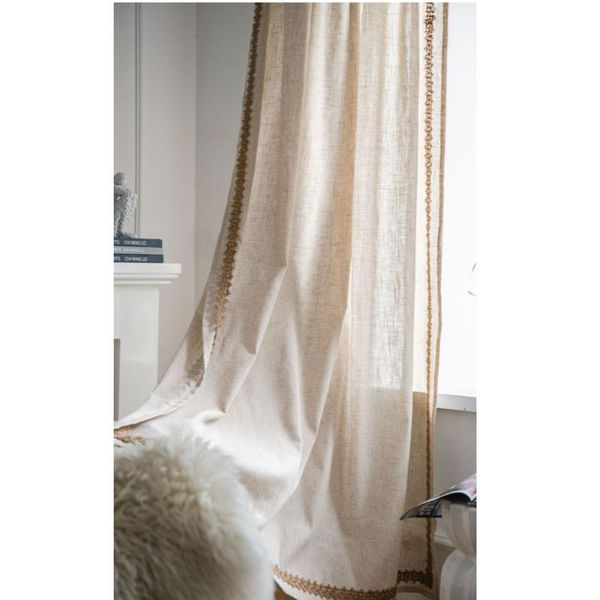 curtain & drapes japanese style plain cotton line for living room bedroom white lace edge semi-shading kitchen window home decor
curtain & drapes japanese style plain cotton line for living room bedroom white lace edge semi-shading kitchen window home decor