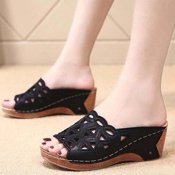 dress shoes 2021 women sandals slip on summer woman heels for wedges chaussure femme casual gladiator sandalen dames, Black
dress shoes 2021 women sandals slip on summer woman heels for wedges chaussure femme casual gladiator sandalen dames, Black