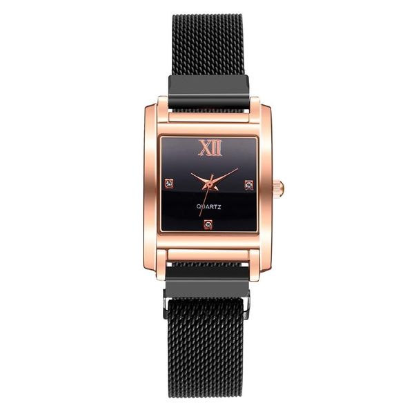 wristwatches women square roma dimond dial watch luxury ladies magnet buckle strap quartz for gift clock, Slivery;brown
wristwatches women square roma dimond dial watch luxury ladies magnet buckle strap quartz for gift clock, Slivery;brown