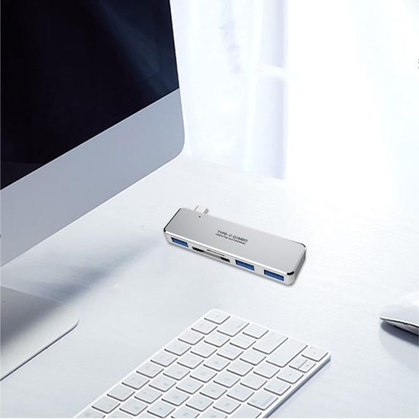 hubs 67ja usb type-c hub adapter with usb-c 3.0 sd tf reader for tablet macbooks pro air docking station
hubs 67ja usb type-c hub adapter with usb-c 3.0 sd tf reader for tablet macbooks pro air docking station