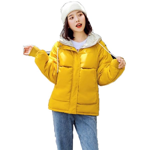 women parka coat yellow black beige plus size jacket autumn winter short paragraph hooded thick warmth clothing lr518 210531
women parka coat yellow black beige plus size jacket autumn winter short paragraph hooded thick warmth clothing lr518 210531