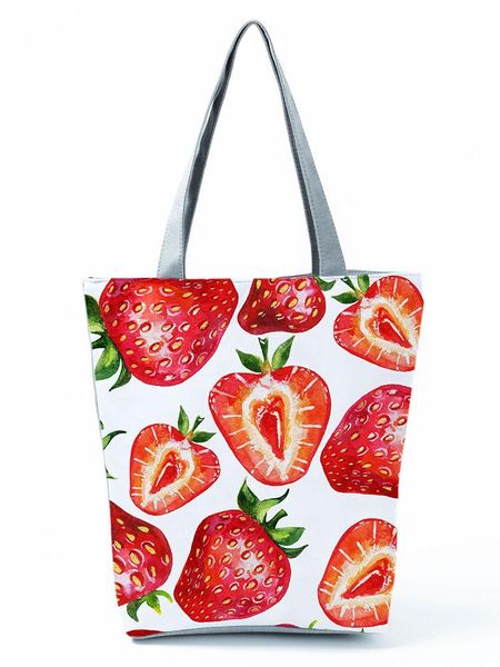 evening bags strawberry printed handbag daily eco reusable high capacity women shopping bag fruit graphic outdoor travel tote custom pattern
evening bags strawberry printed handbag daily eco reusable high capacity women shopping bag fruit graphic outdoor travel tote custom pattern