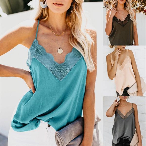 gothic silk womens tanks satin elegant sleeveless lace v neck loose debardeur femme camisole shirts casual, White
gothic silk womens tanks satin elegant sleeveless lace v neck loose debardeur femme camisole shirts casual, White