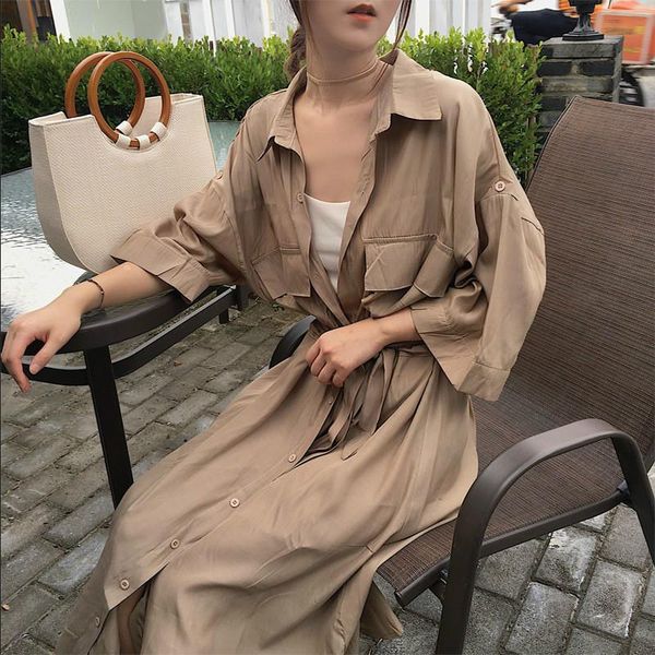 women's trench coats plus size bandage single breasted sunproof shirt women thin coat 2021 summer autumn female long windbreaker outwea, Tan;black
women's trench coats plus size bandage single breasted sunproof shirt women thin coat 2021 summer autumn female long windbreaker outwea, Tan;black