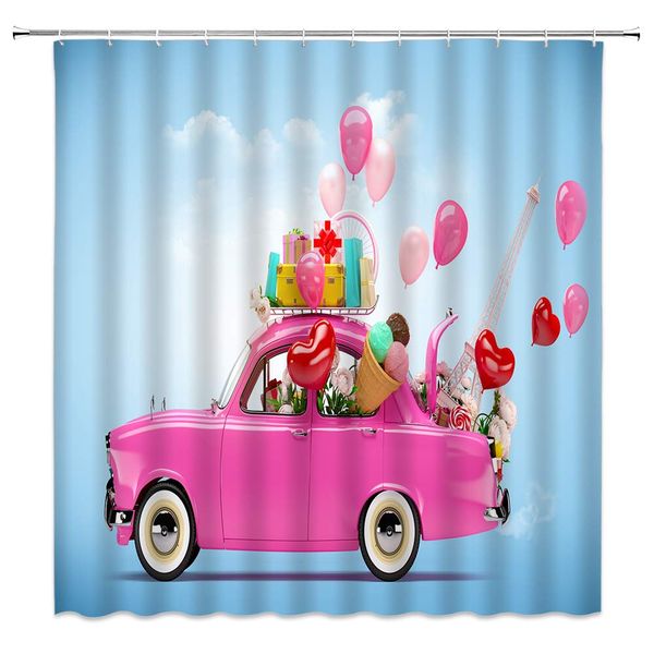 pink car shower curtain decor auto with flower eiffel tower balloon romantic party blue fabric bath curtains bathroom
pink car shower curtain decor auto with flower eiffel tower balloon romantic party blue fabric bath curtains bathroom