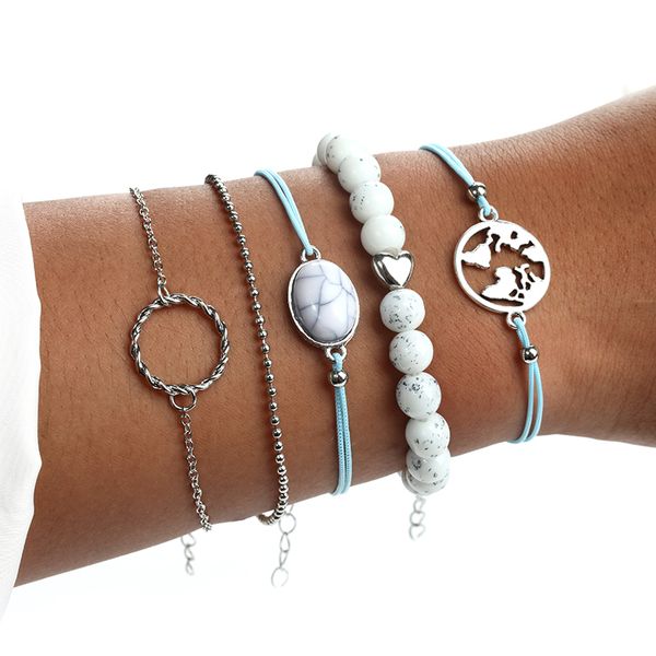 bohemian map charm bracelets bangles for women marble fashion sliver color sets jewelry party gifts bangle, Golden;silver
bohemian map charm bracelets bangles for women marble fashion sliver color sets jewelry party gifts bangle, Golden;silver