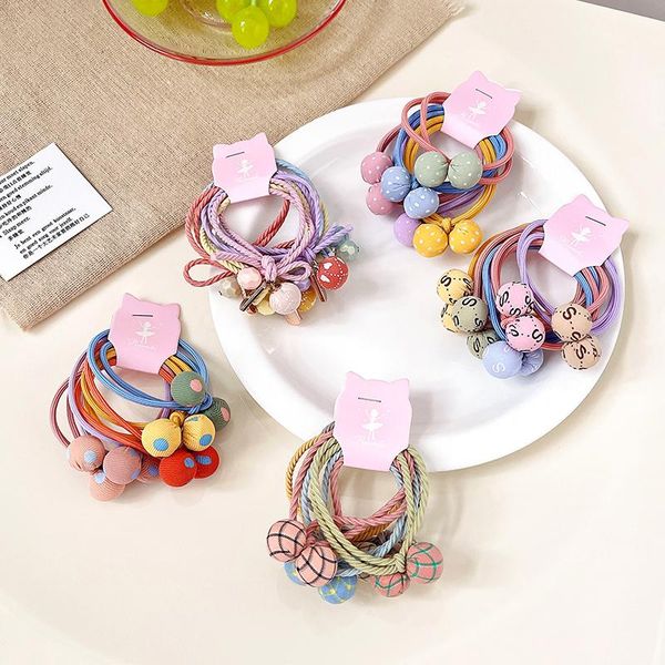 hair accessories 5 pcs/set children cute ball elastic bands ponytail holder girls lovely scrunchies rubber kids, Slivery;white
hair accessories 5 pcs/set children cute ball elastic bands ponytail holder girls lovely scrunchies rubber kids, Slivery;white