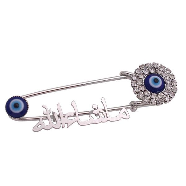 pins, brooches mashallah in arabic turkish evil eye stainless steel brooch baby pin, Gray
pins, brooches mashallah in arabic turkish evil eye stainless steel brooch baby pin, Gray