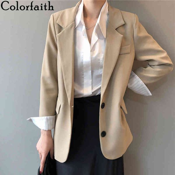 colorfaith new autumn winter women's blazers oversize buttons pockets jackets striped vintage office lady wild jk2925 210413, White;black
colorfaith new autumn winter women's blazers oversize buttons pockets jackets striped vintage office lady wild jk2925 210413, White;black
