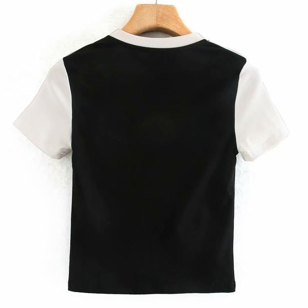 t shirt paneled cutout slim-fit women's t-shirt round neck harajuku simple chic female 202 summer slim, White
t shirt paneled cutout slim-fit women's t-shirt round neck harajuku simple chic female 202 summer slim, White