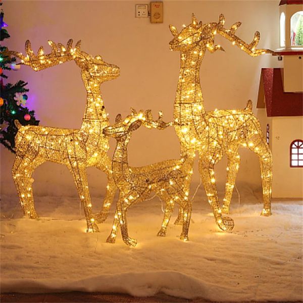 party decoration wrought iron deer christmas scene decorations gold/silver car glowing tree ornaments
party decoration wrought iron deer christmas scene decorations gold/silver car glowing tree ornaments