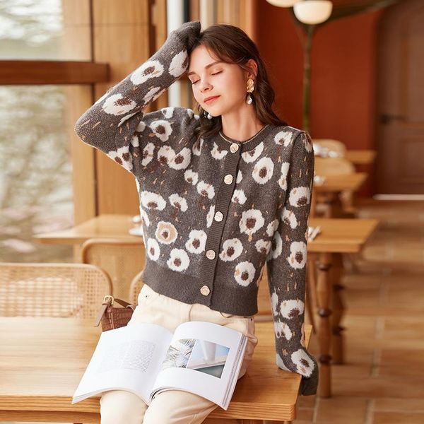 women's sweaters shzq sweater coat 2021 spring and autumn lazy wind early broken flower coat, loose knit cardigan, White;black
women's sweaters shzq sweater coat 2021 spring and autumn lazy wind early broken flower coat, loose knit cardigan, White;black