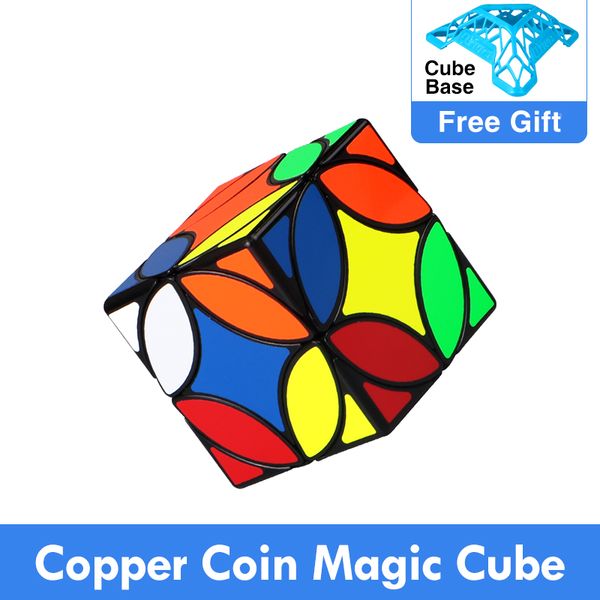 qiyi copper coin magic cube 3x3x3 smooth irregular speed puzzle mofangge ancient coin cubo magico childrens educational toys
qiyi copper coin magic cube 3x3x3 smooth irregular speed puzzle mofangge ancient coin cubo magico childrens educational toys