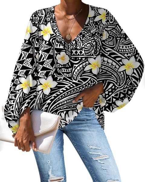 women's blouses & shirts fashion polynesia 3d pattern women blouse loose long sleeve female shirt summer large size girls plus clothin, White
women's blouses & shirts fashion polynesia 3d pattern women blouse loose long sleeve female shirt summer large size girls plus clothin, White