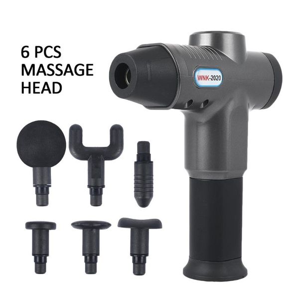 deep muscle massage gun sport therapy massager body relaxation pain relief slimming shaping 6 heads with box in stock electric massagers
deep muscle massage gun sport therapy massager body relaxation pain relief slimming shaping 6 heads with box in stock electric massagers