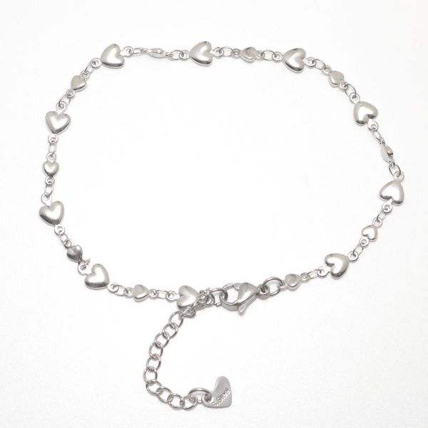 anklets 304 stainless steel anklet silver color heart for women fashion summer beach foot jewelry 21.8cm(8 5/8") long, 1 piece, Red;blue
anklets 304 stainless steel anklet silver color heart for women fashion summer beach foot jewelry 21.8cm(8 5/8") long, 1 piece, Red;blue