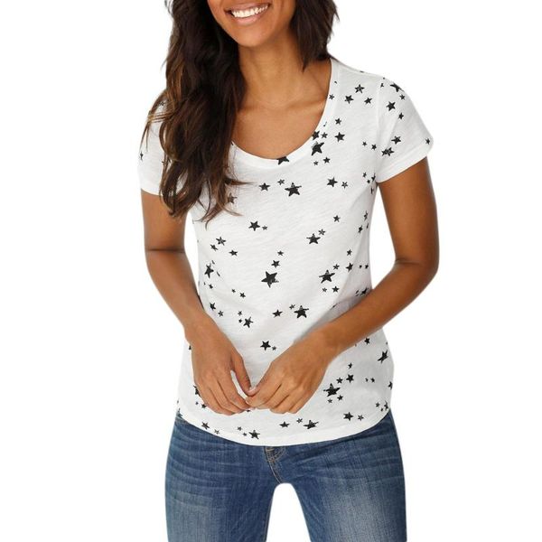 women blouses summer womens clothing sundress loose short sleeve star printed casual shirt blouse #15 women's & shirts, White
women blouses summer womens clothing sundress loose short sleeve star printed casual shirt blouse #15 women's & shirts, White