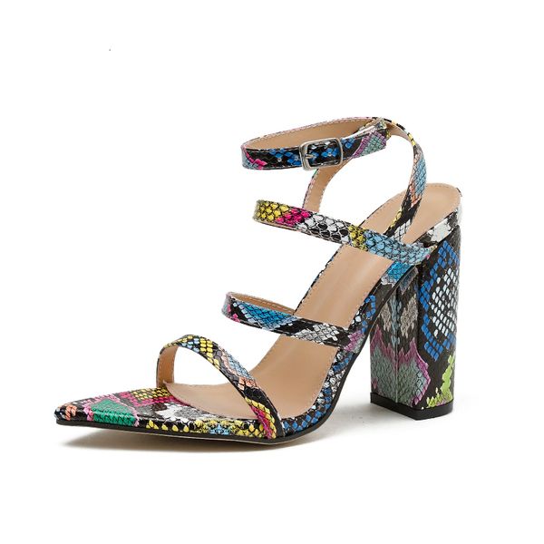 slippers sandals women pointed toe multi-color snake pu shoes woman zapatos mujer ladies chunky high heels pumps zwxn, Black
slippers sandals women pointed toe multi-color snake pu shoes woman zapatos mujer ladies chunky high heels pumps zwxn, Black