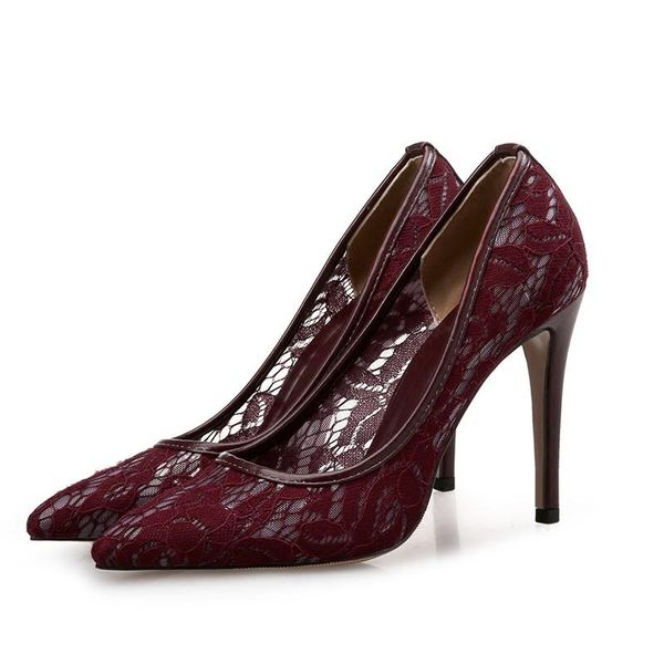 dress shoes 2021 fashion high-heeled women small big size 31-44 breathable lace tip wedding thin heel pump for, Black
dress shoes 2021 fashion high-heeled women small big size 31-44 breathable lace tip wedding thin heel pump for, Black