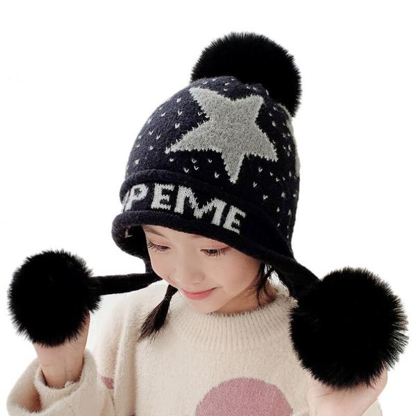 fashion accessories winter kids hat mask set knitted warm fleece outdoor hat pompom for girl boy child face, Blue;gray
fashion accessories winter kids hat mask set knitted warm fleece outdoor hat pompom for girl boy child face, Blue;gray