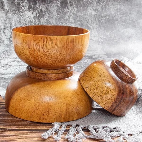bowls wooden whole wood salad children's bowl large rice soup fruit candy container storage
bowls wooden whole wood salad children's bowl large rice soup fruit candy container storage