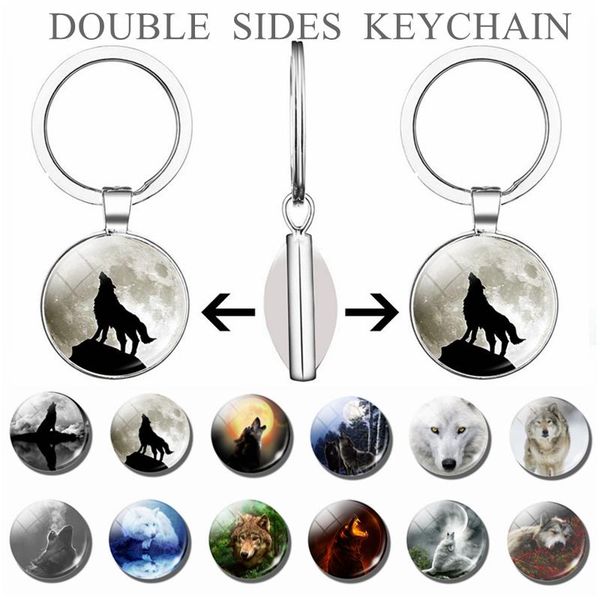 keychains full moon aggressive wolf pattern art handcrafted double face keychain glass cabochon jewelry men pendant women key chain gifts, Silver
keychains full moon aggressive wolf pattern art handcrafted double face keychain glass cabochon jewelry men pendant women key chain gifts, Silver