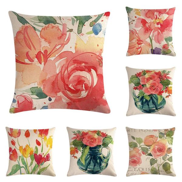 cushion/decorative pillow rural flowers series pillowcase case sofa waist throw cushion cover home decor linen cotton
cushion/decorative pillow rural flowers series pillowcase case sofa waist throw cushion cover home decor linen cotton