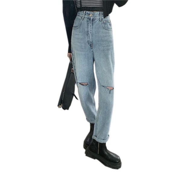 women's jeans high waist ripped blue washed korean streetwear fashion casual pants straight 2021 summer ladies denim
women's jeans high waist ripped blue washed korean streetwear fashion casual pants straight 2021 summer ladies denim