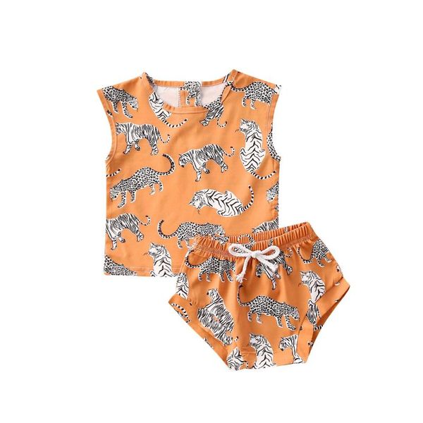 2pcs toddler set baby girl summer clothing sleeveless animal printed shirt shorts outfit 0-3years sets, White
2pcs toddler set baby girl summer clothing sleeveless animal printed shirt shorts outfit 0-3years sets, White