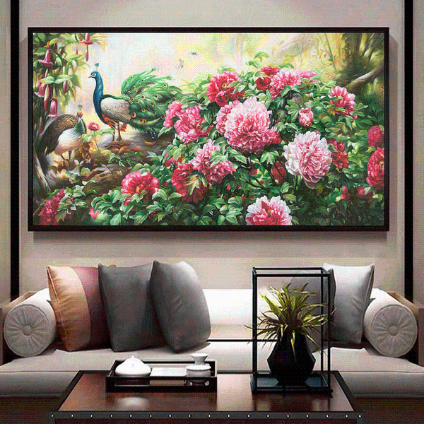 diamond painting 5d diy animal peacock flowers cross stitch kit full embroidery rose art picture home decoration gift
diamond painting 5d diy animal peacock flowers cross stitch kit full embroidery rose art picture home decoration gift