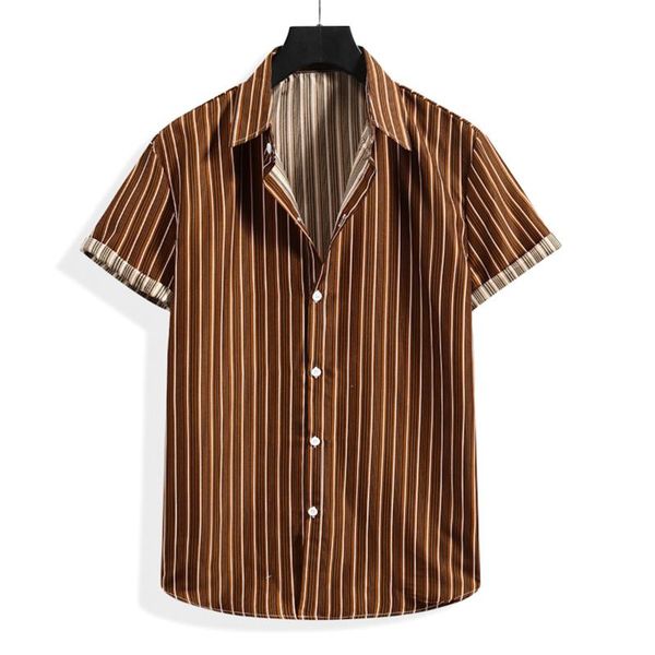 men's casual shirts hawaiian shirt vintage striped print turn-down collar short sleeve beach camisas hombre streetwear camisa, White;black
men's casual shirts hawaiian shirt vintage striped print turn-down collar short sleeve beach camisas hombre streetwear camisa, White;black