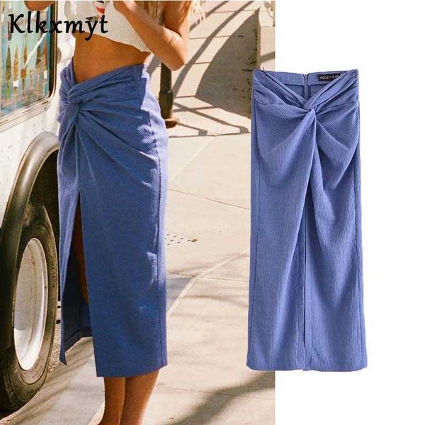 klkxmyt za skirts women high waisted summer elegant blue knot hem slit back zipper textured cotton linen female 210527, Black
klkxmyt za skirts women high waisted summer elegant blue knot hem slit back zipper textured cotton linen female 210527, Black