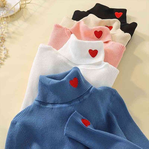 casual women pullovers turtleneck womens sweater full sleeve knitted autumn winter heart embroidery korean female elastic, White;black
casual women pullovers turtleneck womens sweater full sleeve knitted autumn winter heart embroidery korean female elastic, White;black