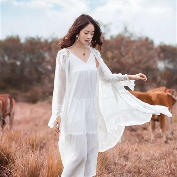 dresses nihut seaside casual holiday v-neck sling dress gentle wind summer waist thick belly covering thai beach skirt, Black;gray
dresses nihut seaside casual holiday v-neck sling dress gentle wind summer waist thick belly covering thai beach skirt, Black;gray