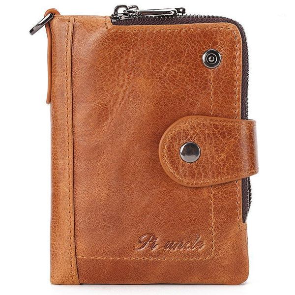 men's fold short wallets rfid cards holder vintage real genuine leather double zipper slim coin case money purse male clutch bag1, Red;black
men's fold short wallets rfid cards holder vintage real genuine leather double zipper slim coin case money purse male clutch bag1, Red;black
