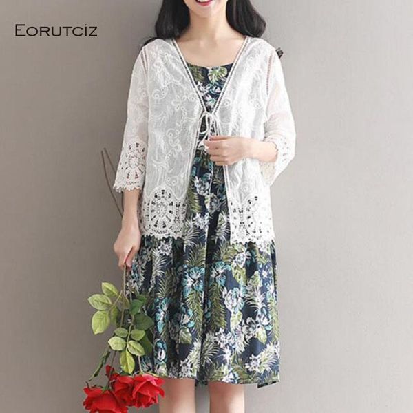 women's blouses & shirts eorutciz summer lace cardigan women short vintage crochet boho blouse female casual coat beach lm457, White
women's blouses & shirts eorutciz summer lace cardigan women short vintage crochet boho blouse female casual coat beach lm457, White