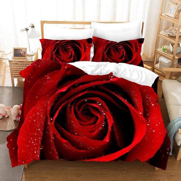 bedding sets flower floral duvet cover red rose bed linen euro 220x240 bedclothes couple quilt decor home luxury comforters set 
bedding sets flower floral duvet cover red rose bed linen euro 220x240 bedclothes couple quilt decor home luxury comforters set