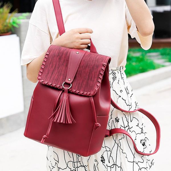 vintage fashion women's backpacks with tassel european and american style girls school bag fresh designer travel bags brand h092 backpa
vintage fashion women's backpacks with tassel european and american style girls school bag fresh designer travel bags brand h092 backpa