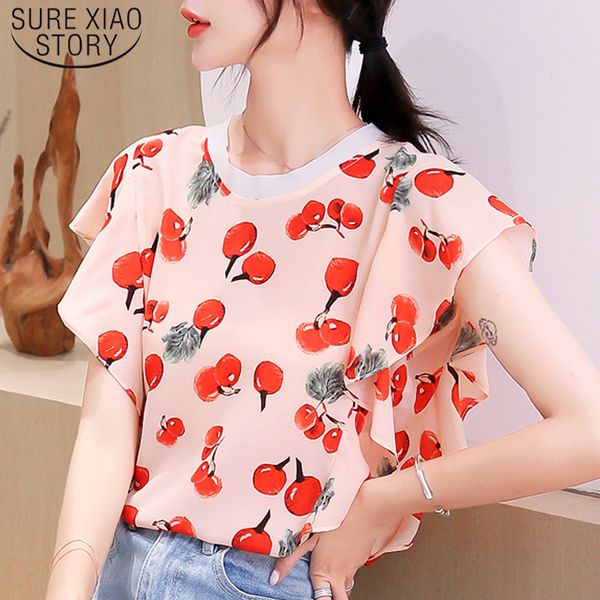 casual fashion women blouse summer chiffon sweet ladies short sleeve o-neck regular and blouses 5103 50 210510, White
casual fashion women blouse summer chiffon sweet ladies short sleeve o-neck regular and blouses 5103 50 210510, White